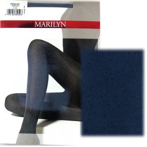 Marilyn SHINE E57 R1/2 rajstopy granat 100